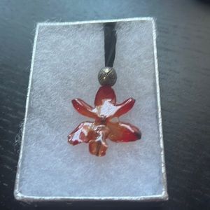 Handmade glass necklace!